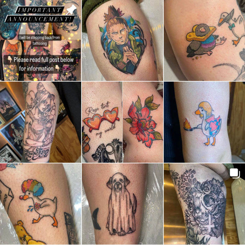 image of my tattoo instagram